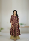 Jaipuri Cotton Kurti Palazoo Set Premium Stitched Style With Pocket For Daily Wear