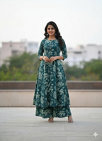 Jaipuri Cotton Kurti Palazoo Set Premium Stitched Style With Pocket For Daily Wear