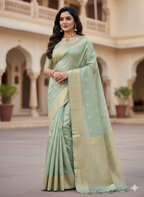 Soft Silk Saree With Blouse Piece