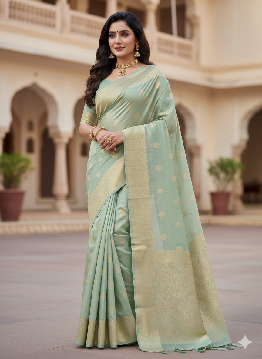 Soft Silk Saree With Blouse Piece