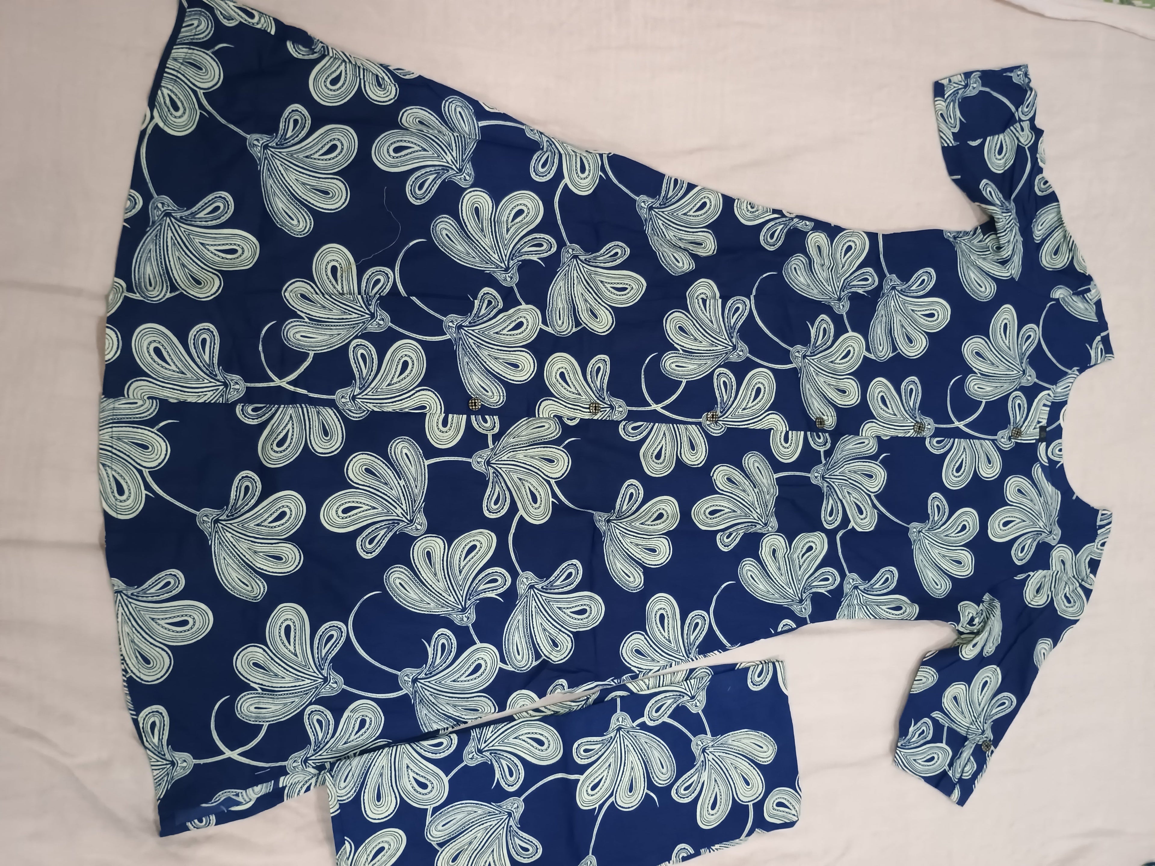 Jaipuri Cotton  A Line  Cotton Palazzo with pocket