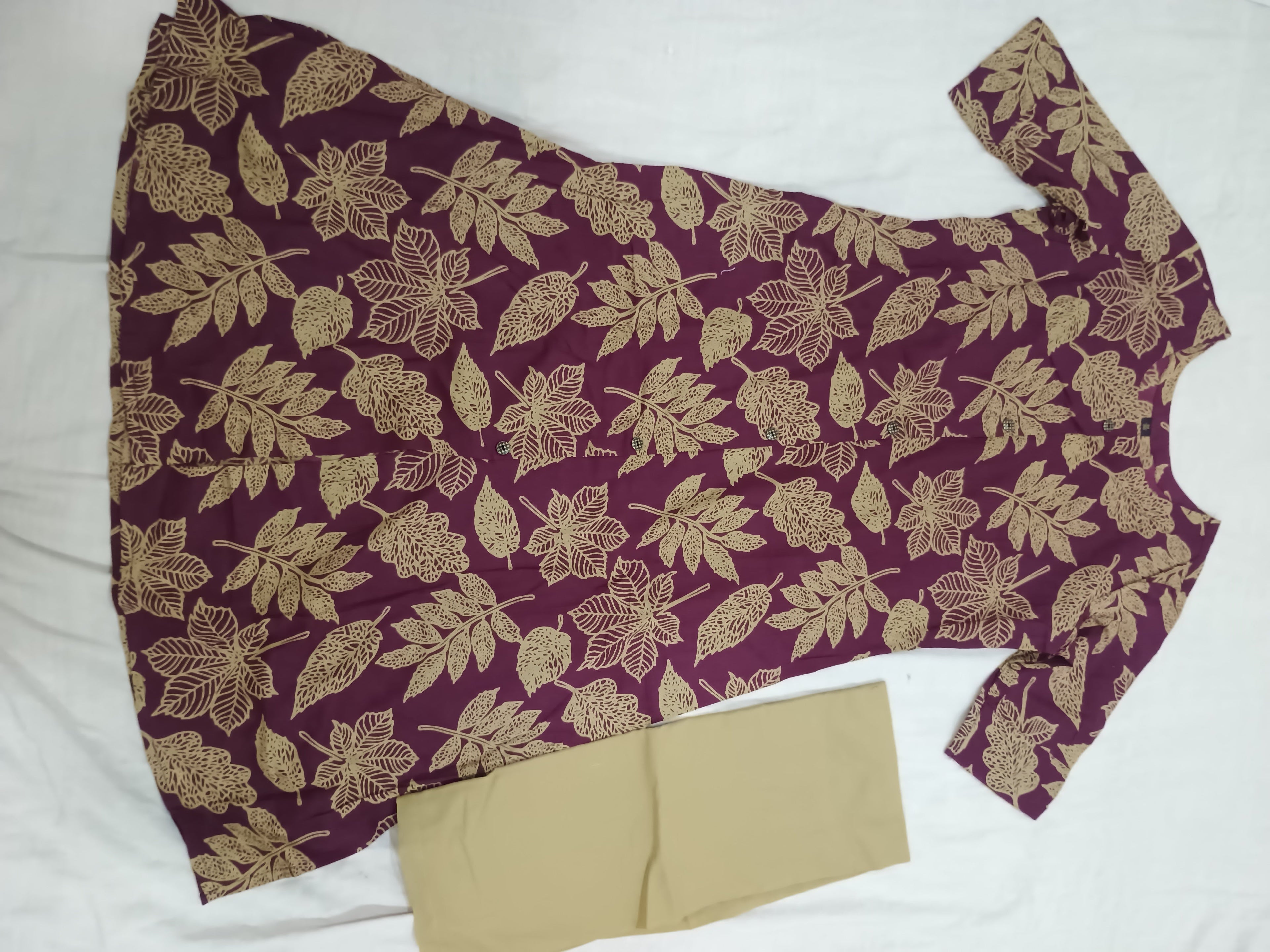 Jaipuri Cotton Kurti Palazoo Set Premium Stitched Style With Pocket For Daily Wear