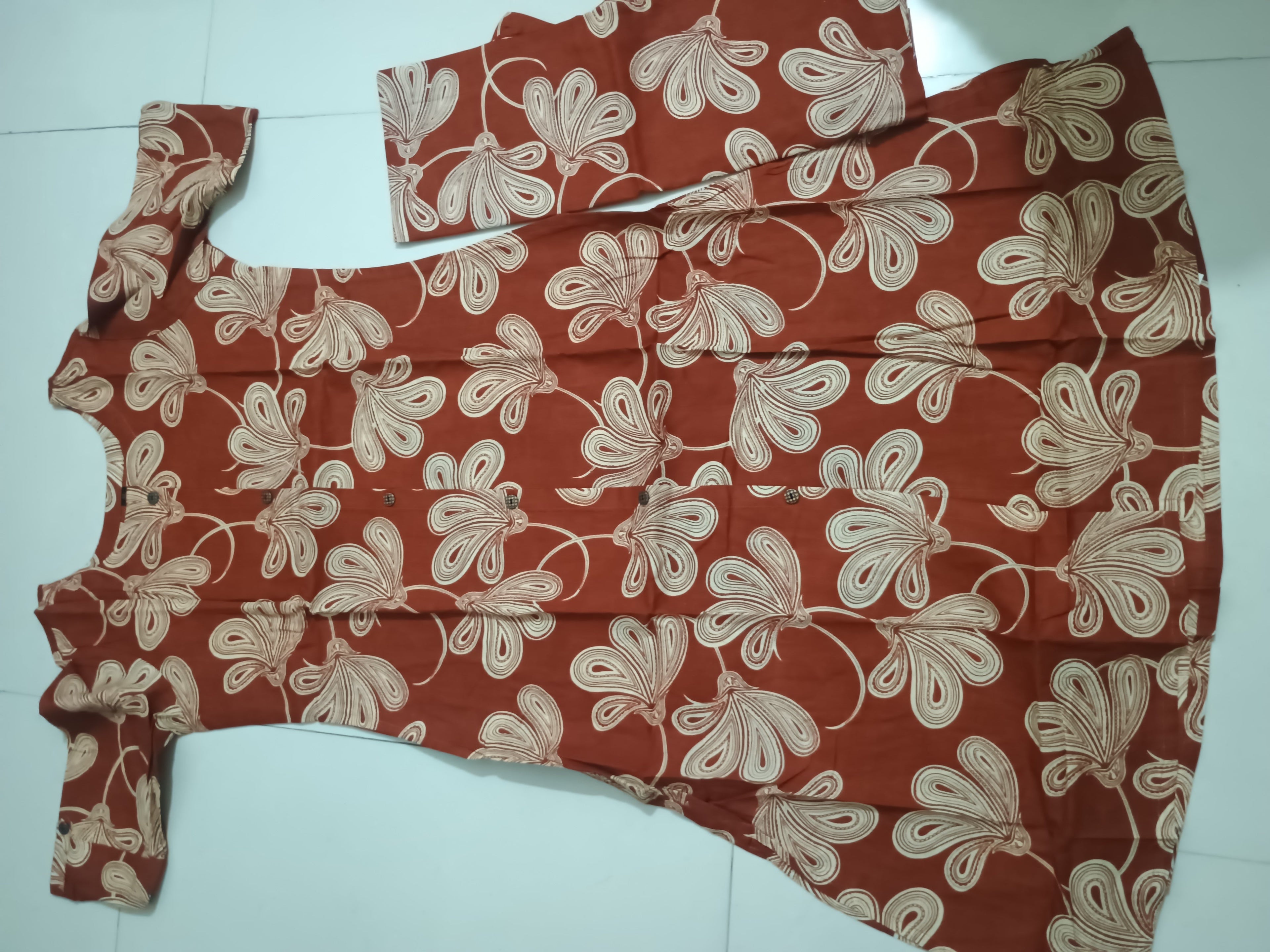 Jaipuri Cotton  A Line  Cotton Palazzo with pocket